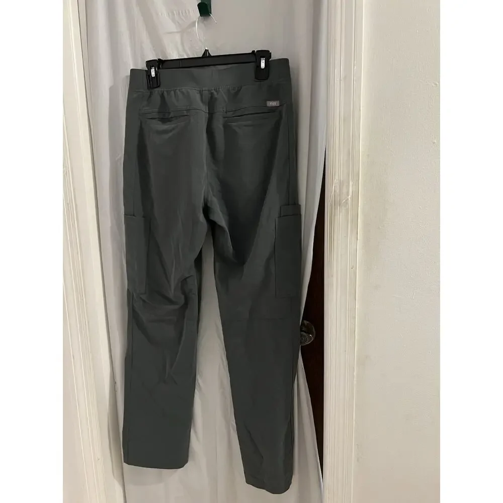 FIGS Axiom Cargo Scrub Pants Technical Collection Green Po 2493 31” Inseam Sz M